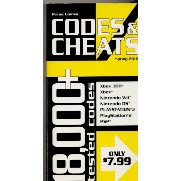 CODES & CHEATS SPRING 2010, 18,000+ TESTED CODES! - Picture 1 of 3